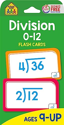 Stock image for Division 0-12 Flash Cards for sale by Ergodebooks