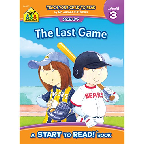 Stock image for School Zone - The Last Game, Start to Read! Book Level 3 - Ages 6 to 7, Rhyming, Early Reading, Vocabulary, Sentence Structure, Picture Clues, and More (School Zone Start to Read! Book Series) for sale by Gulf Coast Books