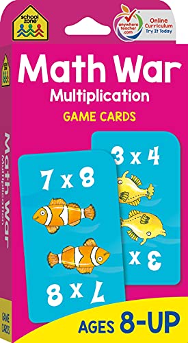 Imagen de archivo de Math War Multiplication Game Cards a la venta por Ergodebooks