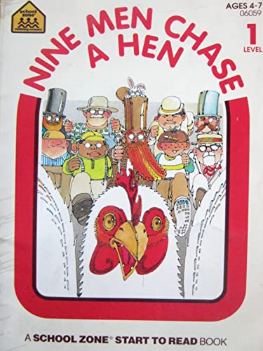 9780887434075: Nine Men Chase a Hen: Level 1 (Start to Read Library Ed)