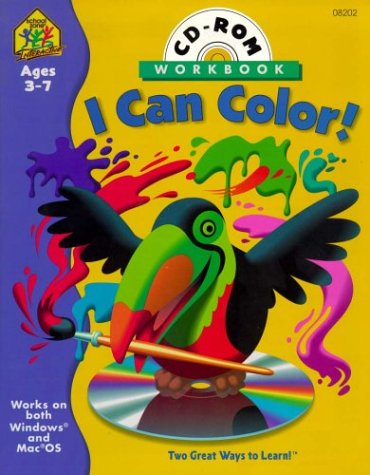 Beispielbild fr I Can Color (I Can Color Interactive Workbook with CD-ROM) zum Verkauf von HPB-Emerald