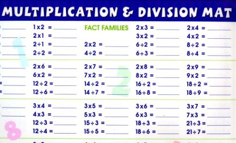 9780887437069: Multiplication & Division Mat 3-4