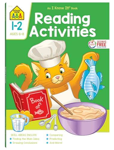 Beispielbild fr School Zone - Reading Activities Workbook - 64 Pages, Ages 6 to 8, 1st Grade, 2nd Grade, Comprehension, Comparing, Contrasting, Evaluating, and More (School Zone I Know It!? Workbook Series) zum Verkauf von SecondSale