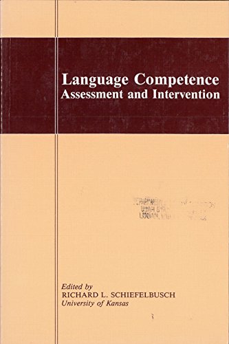 Beispielbild fr Language Competence: Assessment and Intervention zum Verkauf von BookHolders