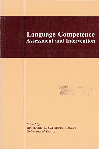9780887442261: Language Competence: Assessment and Intervention