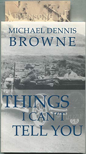 Things I Can't Tell You (Carnegie Mellon Poetry Series)