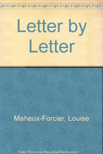 Stock image for Letter by Letter for sale by Edmonton Book Store