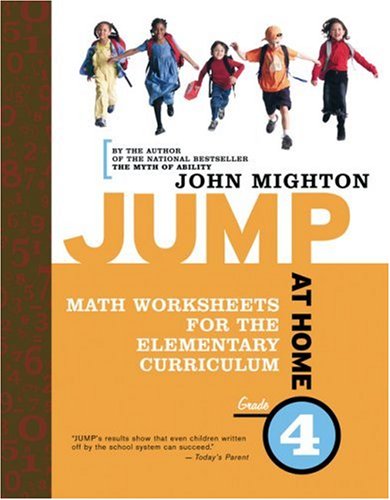 Beispielbild fr JUMP at Home-- Grade 4 : Math Worksheets for the Elementary Curriculum zum Verkauf von Better World Books