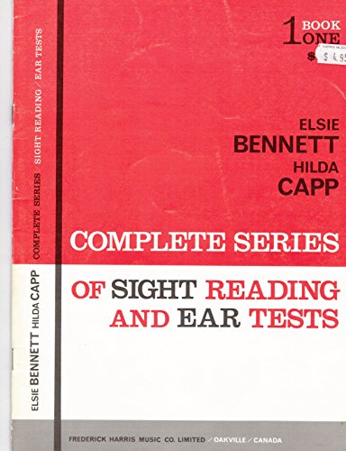 Beispielbild fr Complete Series of Sight Reading and Ear Tests zum Verkauf von Better World Books