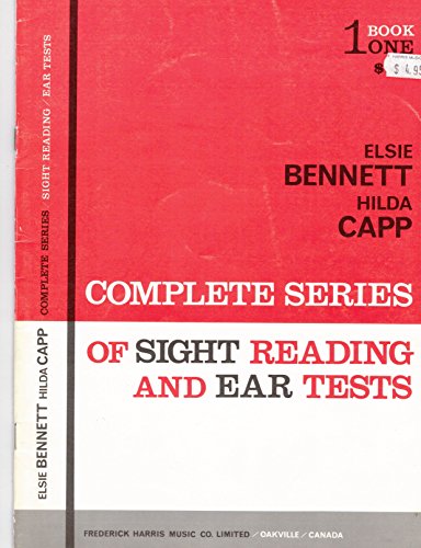 Stock image for Complete Series of Sight Reading and Ear Tests, Book 1 for sale by HPB-Red