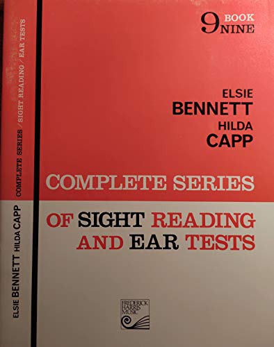 Beispielbild fr Complete Series of Sight Reading and Ear Tests zum Verkauf von Better World Books