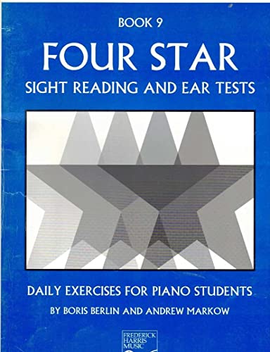 Imagen de archivo de Four Star Sight Reading and Ear Tests, Book 9 (Daily Exercises for Piano Students) a la venta por Zoom Books Company