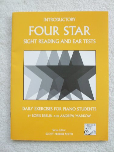 9780887977893: four-star-sight-reading-and-ear-tests-daily-exercises-for-piano-students
