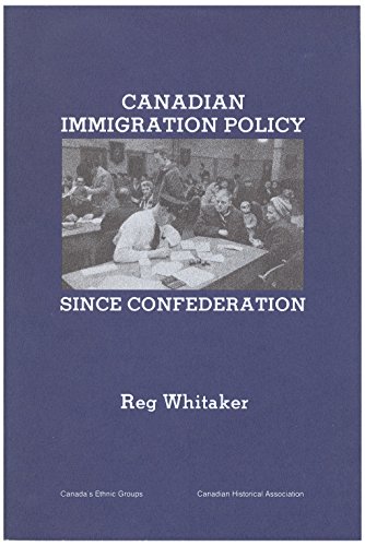 9780887981203: Canadian immigration policy since confederation (Canadas ethnic groups)