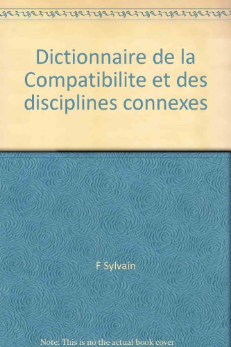 Stock image for Dictionnaire de la comptabilit et des disciplines connexes. for sale by Better World Books