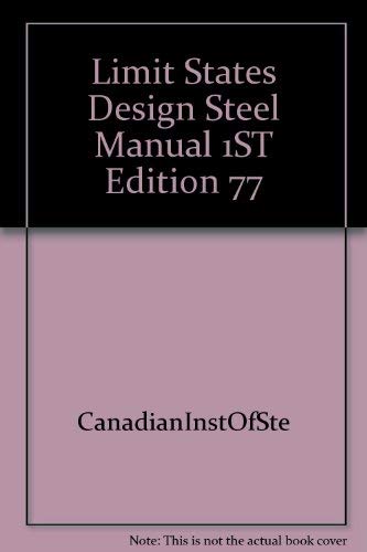 Imagen de archivo de Limit states design steel manual a la venta por dsmbooks