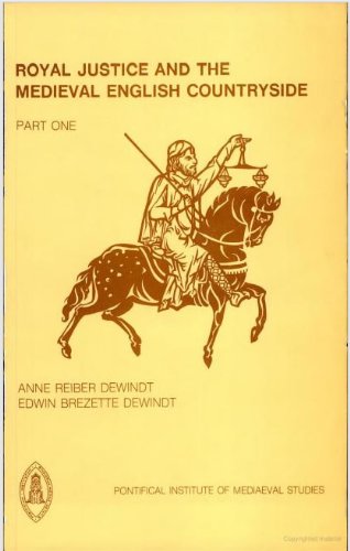 Stock image for Royal Justice and the Medieval English Countryside (Volumes 1 - 2) for sale by Anybook.com