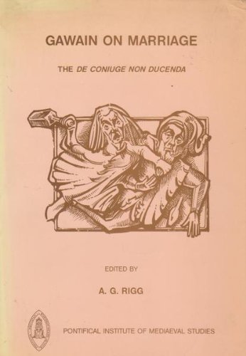 Stock image for On Marriage: The Textual Tradition of De Coniuge Non Ducenda for sale by West With The Night