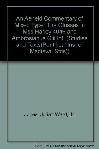 9780888441263: Aeneid Commentary of the Mixed Type (Studies and Texts)
