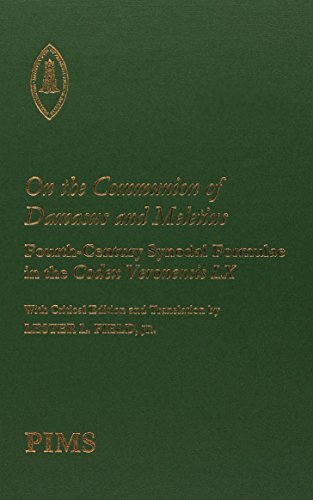 Beispielbild fr On the Communion of Damasus (Studies and Texts) zum Verkauf von dsmbooks