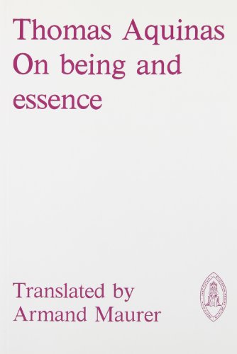 Beispielbild fr On Being and Essence (Mediaeval Sources in Translation) zum Verkauf von SecondSale