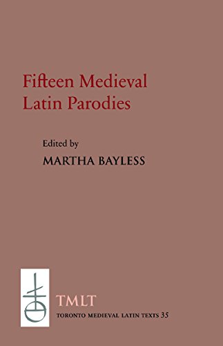 Stock image for Fifteen Medieval Latin Parodies (Toronto Medieval Latin Texts) for sale by BMV Bloor