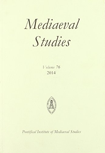 9780888446787: Medieval Studies 76 (2014) (Mediaeval Studies)