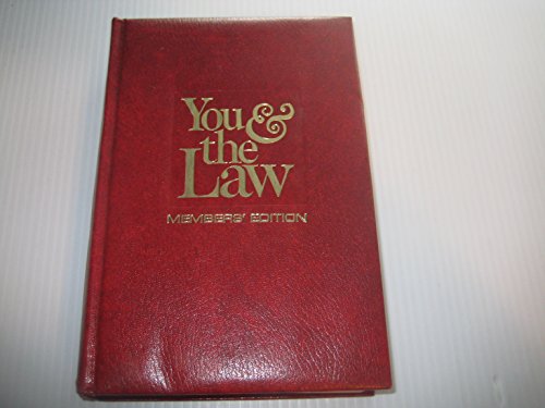 Stock image for You & the law: The rights and responsibilities of the motorist and his family under the laws of Canada for sale by George Strange's Bookmart