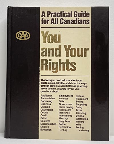 Stock image for Know Your Rights: A Practical Guide for All Canadians for sale by GF Books, Inc.