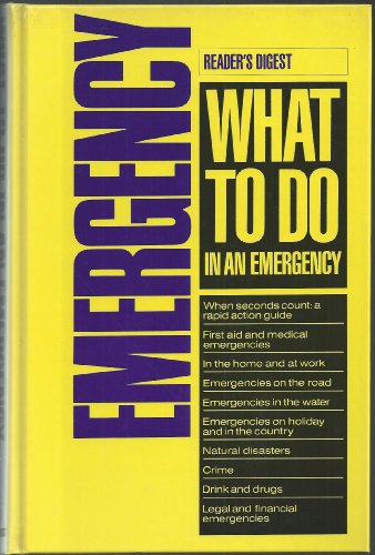 Stock image for Readers Digest Emergency What to Do for sale by THE SAINT BOOKSTORE