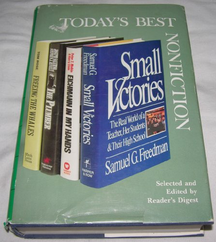 Beispielbild fr Readers Digest Volume 10: Eichmann in My Hands; Freeing the Whales; Small Victories; The Plumber zum Verkauf von ThriftBooks-Dallas