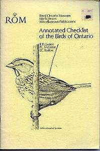Imagen de archivo de Annotated Checklist of the Birds of Ontario a la venta por Booked Experiences Bookstore