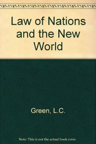 Beispielbild fr The Law of Nations and the New World zum Verkauf von dsmbooks