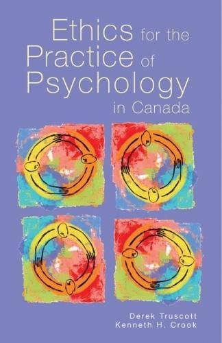 9780888644220: Ethics for the Practice of Psychology in Canada