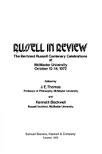 Russell in Review: The Bertrand Russell Centenary Celebrations at McMaster University, October 12...