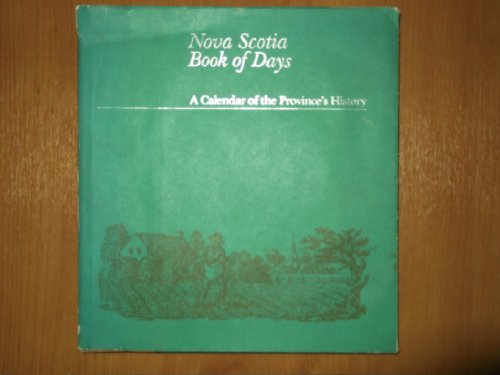 Stock image for Nova Scotia Book of Days for sale by Wally's Books