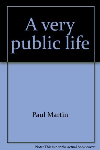 Stock image for A Very Public Life - Volume I : Far From Home for sale by M. W. Cramer Rare and Out Of Print Books