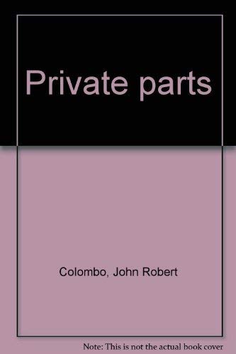 Imagen de archivo de Private parts a la venta por A Good Read