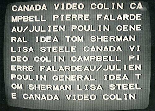 Canada Video Biennale Di Venezia 1980.