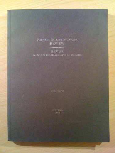 Stock image for National Gallery of Canada Review, Vol. 6 for sale by Zubal-Books, Since 1961