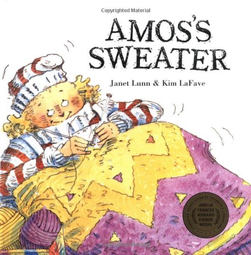 9780888990747: Amos's Sweater (A Groundwood Book)