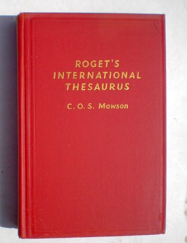 Imagen de archivo de Roget's international thesaurus a la venta por ThriftBooks-Atlanta