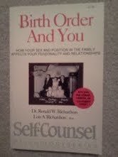 Beispielbild fr Birth Order and You : How Your Sex and Position in the Family Affects Your Personality and Relationships zum Verkauf von Better World Books