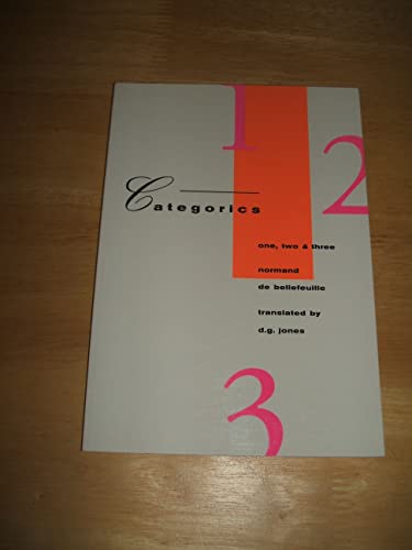 Beispielbild fr Categorics: 1, 2 & 3 zum Verkauf von The Second Reader Bookshop