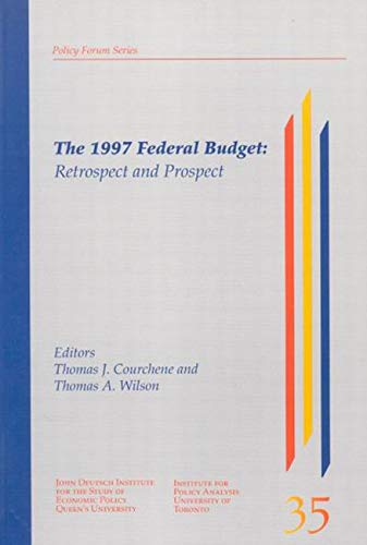 Stock image for The 1997 Federal Budget: Retrospect and Prospect (Hardcover) for sale by CitiRetail