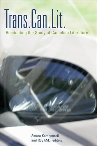 9780889205130: Trans.Can.Lit: Resituating the Study of Canadian Literature (Transcanada)