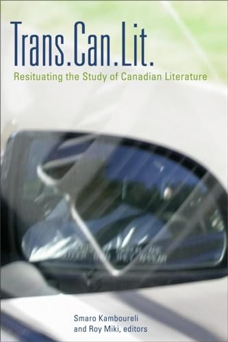 Stock image for Trans.Can.Lit: Resituating the Study of Canadian Literature (Transcanada) for sale by WorldofBooks