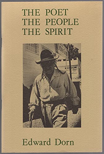 Beispielbild fr The poet, the people, the spirit zum Verkauf von Bookmans