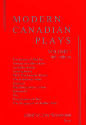 Imagen de archivo de Modern Canadian Plays: (Volume 1, 4th Edition) a la venta por Better World Books