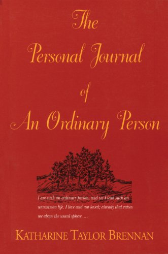 Beispielbild fr The Personal Journal of an Ordinary Person zum Verkauf von Better World Books